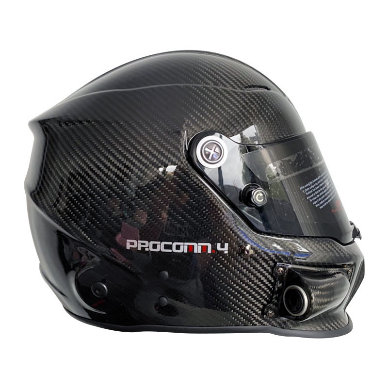 DTG Procomm 4 Full Face Carbon Premium Intercom Blower Helmet