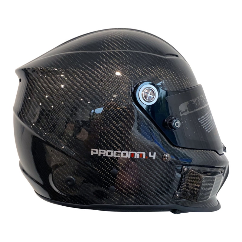 DTG Procomm 4 Full Face Carbon Premium Blower Helmet with Water Panel